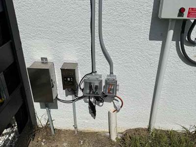 Electrical Conduit and Meter Installation